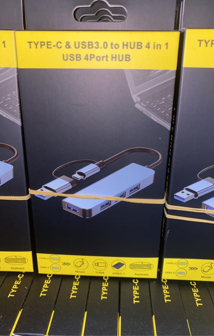 新款USB3.0+typec 1分4 USB HUB